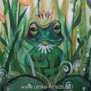 Froschkönig auf dem Plumpsklo