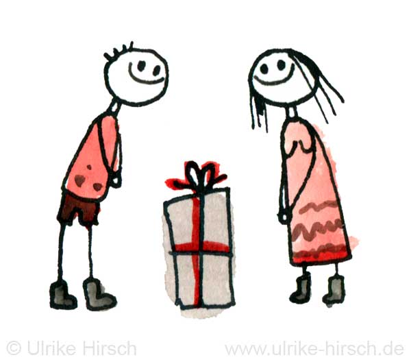 LIEBEvoll verpacken – mit Ulrike-Hirsch-Geschenkpapier :)