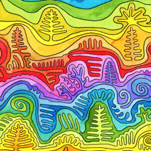 Neuer Kreativ-Espresso auf UH TV: Meditative Linien-Landschaften