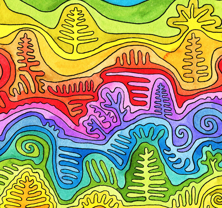 Neuer Kreativ-Espresso auf UH TV: Meditative Linien-Landschaften