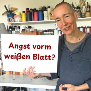 Angst vor dem weißen Blatt Papier? 5 Wege, wie Du trotzdem ins Malen kommst